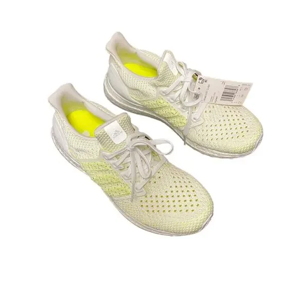 Adidas Ultra Boost Clima Solar Yellow Cloud White Neon Sneakers Men's Size  7 NWT